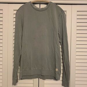 Marine Layer Crew neck Long sleeve Green T-shirt size Small